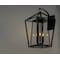 Maxim Lighting Artisan 3-Light 12" Wide Black Outdoor Wall Sconce 3176CLBK - alternate 2